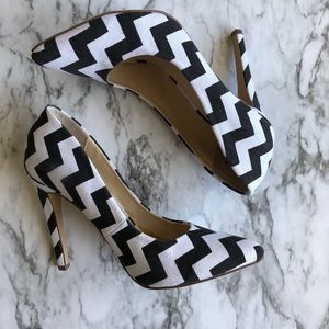 Chevron Charlotte Russe Heels